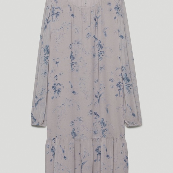 Aritzia Wilfred⎜MIRIAM DRESS⎜DRY BASIL / GRANITE BLUE - Picture 5 of 15